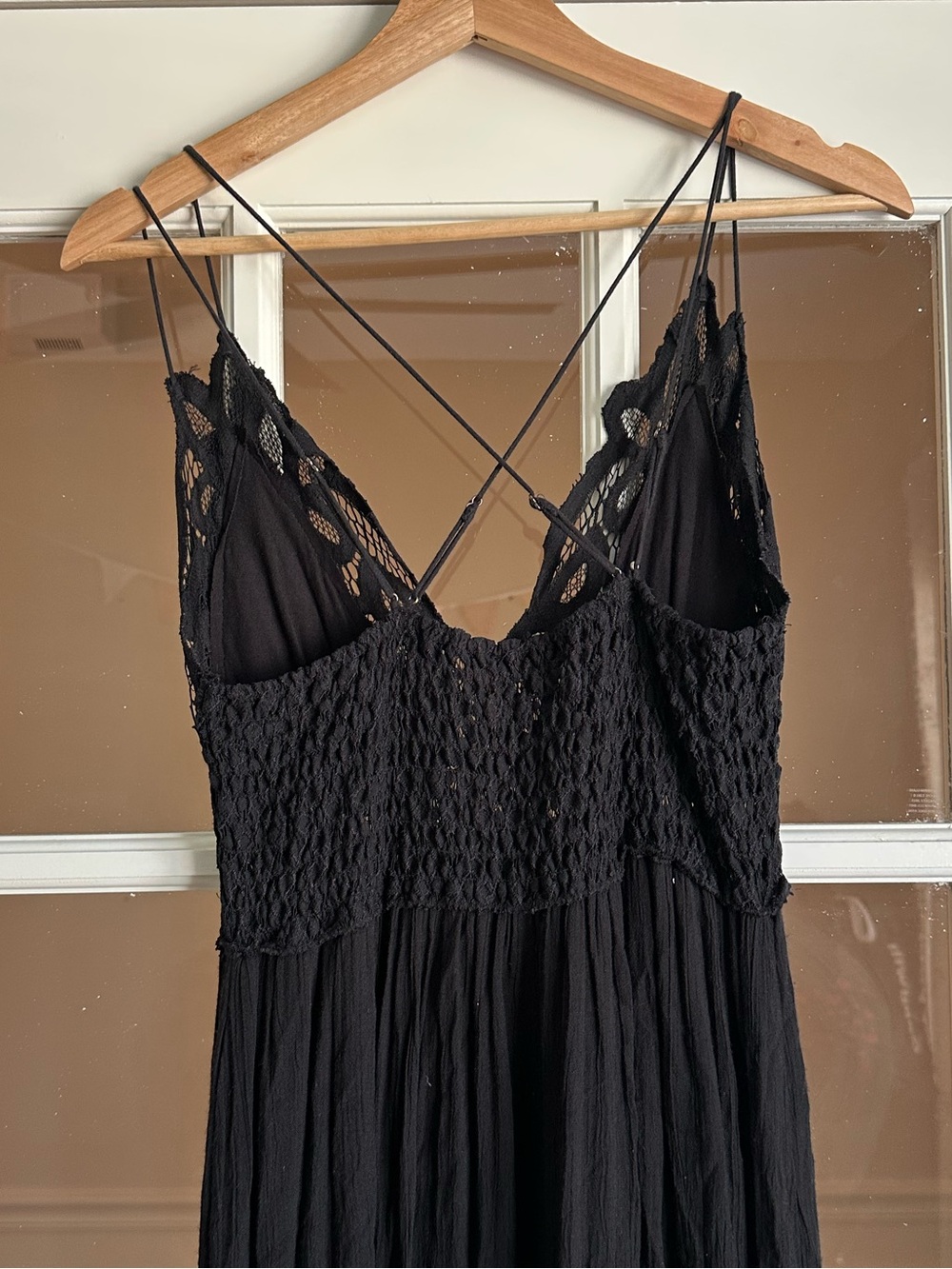 Free People one black maxi dress - Picture 2 of 4